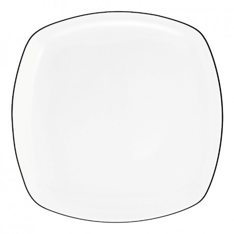 Seltmann Weiden Seltmann Weiden Lido Black Line Fruhstucksteller eckig 20x20 cm Seltmann Weiden Lido Black Line Тарелка для завтрака квадратная 20x20 см