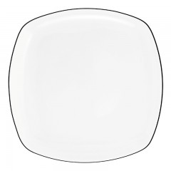 Seltmann Weiden Seltmann Weiden Lido Black Line Fruhstucksteller eckig 20x20 cm Seltmann Weiden Lido Black Line Тарелка для завтрака квадратная 20x20 см