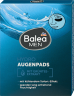 Balea MEN Augenpads Hydro (6 Paar), 12 St, Гидрогелевые патчи Hydro для увлажнения и свежего вида области глаз, 6 пар, 12 шт.