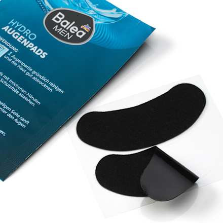 Balea MEN Augenpads Hydro (6 Paar), 12 St, Гидрогелевые патчи Hydro для увлажнения и свежего вида области глаз, 6 пар, 12 шт.