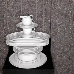 Arzberg Arzberg Porzellan Form 1382 Weiss Kaffee-Set 18-tlg. Arzberg фарфоровая форма 1382 белый кофейный сервиз 18 предм.