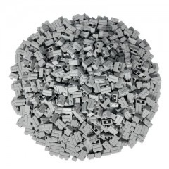 LEGO LEGO1x2 Mauersteine Hellgrau - 50 Stuck - Light bluish grey 98283 LEGO1x2 Bricks Light Grey — 50 штук — Светло-голубовато-серый 98283