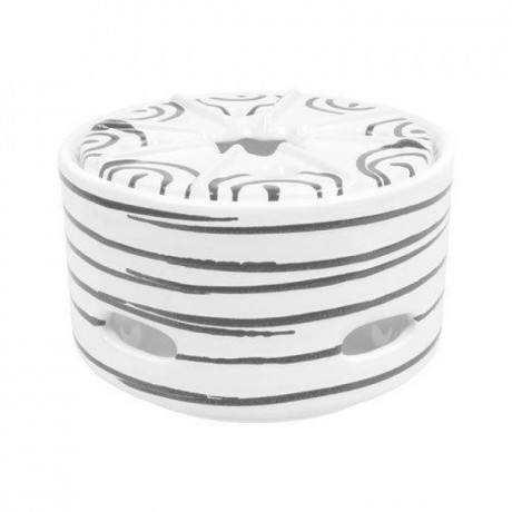 Gmundner Keramik Gmundner Keramik Graugeflammt Stovchen / Teewarmer Glatt d: 14 cm / h: 8,7 cm Gmundner керамический серый подогреватель с пламенем / чайный уют, гладкий d: 14 см / высота: 8,7 см