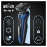 Braun Elektrischer Rasierer fur Manner quot;Series 6 60-B1200squot; in Blau Электробритва мужская "Series 6 60-B1200s" в синем