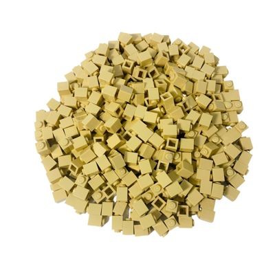 LEGO LEGO 1x1 Steine Beige - Tan Bricks 3005 - 250x LEGO 1x1 Bricks Beige — Tan Bricks 3005 — 250x