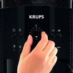 Krups Krups Kaffeevollautomat EA 81R8 Arabica Kaffeevollautomat, Espressomaschine, 1,8 l Wassertank, 1450 W, 2-Tassen-Funktion, Milchsystem mit CappucinoPlus-Duse  Полностью автоматическая кофемашина Krups EA 81R8 Arabica, полностью автоматическая кофемаш