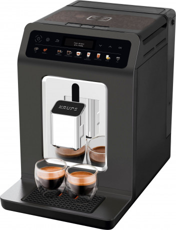 Krups Krups Kaffeevollautomat EA895N Evidence One, inkl. 250 gr ESPRESSO KAFFEE im Wert von UVP € 6,99 Полностью автоматическая кофемашина Krups EA895N Evidence One, включая 250 г КОФЕ ЭСПРЕССО — рекомендуемая розничная ена 6,99 евро.