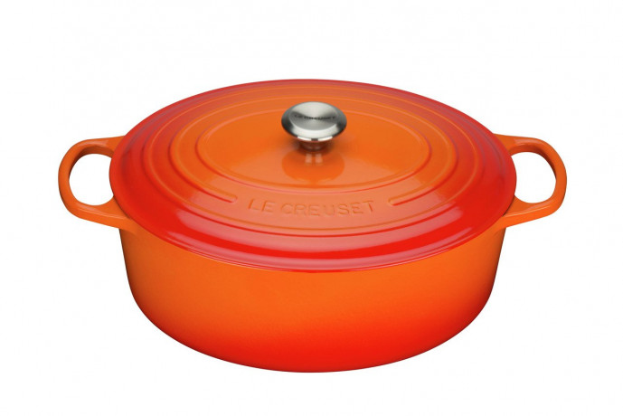 Le Creuset LE CREUSET Br\u00e4ter 35cm Ofenrot SIGNATURE rot LE CREUSET жаровня 35см красный SIGNATURE