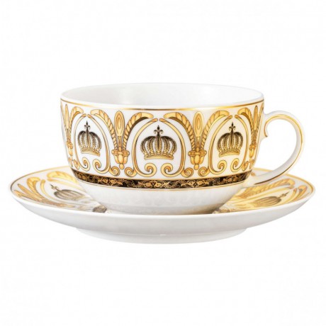 Tettau Tettau Rondo / Liane Pompoos White Milchkaffeeobertasse 0,35 L Tettau Rondo / Liane Pomp??s Кофейная чашка с белым молоком 0,35 л