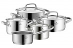 WMF WMF Kochtopfset 5-tlg. GOURMET PLUS silber Набор кастрюль WMF из 5 предметов. ГУРМАН ПЛЮС
