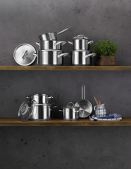 WMF WMF Kochtopfset 5-tlg. GOURMET PLUS silber Набор кастрюль WMF из 5 предметов. ГУРМАН ПЛЮС