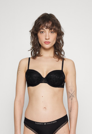 Tommy Hilfiger DEMI WITH SPACER PAD Underwired bra black DEMI WITH SPACER Pad Бюстгальтер на косточках черный
