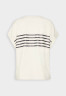 Tommy Hilfiger STRIPE Print T-shirt breton white/desert sky ПОЛОСКА Футболка с принтом бретонский белый/небо пустыни