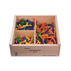 SINASPIELZEUG Holzspielzeug Frobel Gabe 9-3 Halbringe 60mm Деревянная игрушка Frobel Gabe 9-3 полукольца 60мм