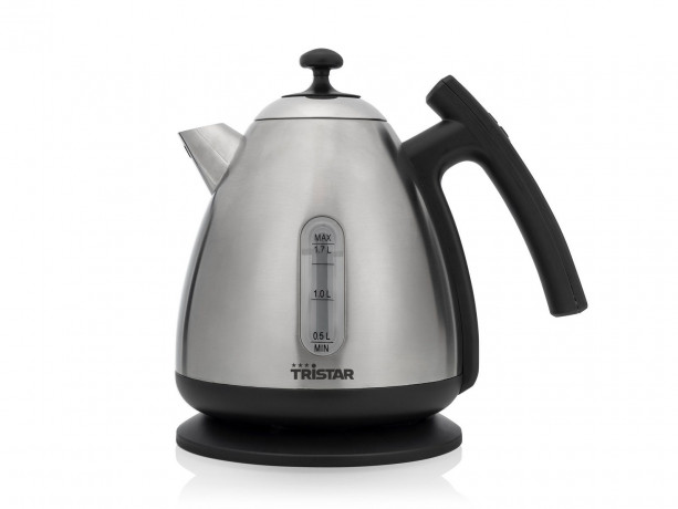 Tristar Tristar Wasserkocher WK-3403, 2200,00 W, digital, 1,7 Liter, LED Anzeige, kabellos, 2200 Watt, silber  Чайник Tristar WK-3403, 2200,00 Вт, цифровой, 1,7 л, светодиодный дисплей, беспроводной, 2200 Вт, серебристый