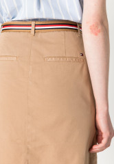 Tommy Hilfiger SKIRT Mini skirt beige ЮБКА Мини-юбка бежевый