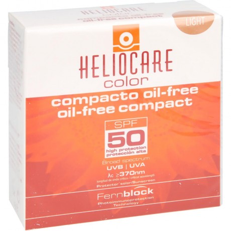 HELIOCARE Compact olfrei SPF 50 hell Make-up Компактный безмасляный яркий макияж SPF 50