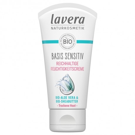 lavera basis sensitiv Reichhaltige Feuchtigkeitscreme  основа sensitiv Насыщенный увлажняющий крем