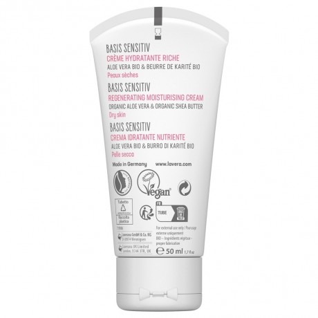 lavera basis sensitiv Reichhaltige Feuchtigkeitscreme  основа sensitiv Насыщенный увлажняющий крем