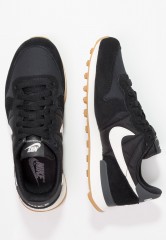 Nike Sportswear INTERNATIONALIST Sneaker low black/summit white/anthracite/sail INTERNATIONALIST Низкие кроссовки женские черный/белый на вершине/антрацит/парус