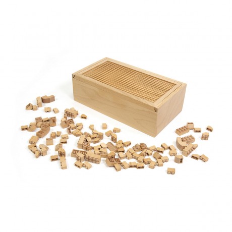 FabBrix FabBrix Holz-Bausteine (150 p.) Kiste Деревянные строительные блоки FabBrix (150 шт.) коробка