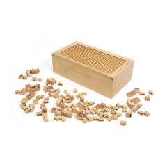 FabBrix FabBrix Holz-Bausteine (150 p.)  Kiste Деревянные строительные блоки FabBrix (150 шт.) коробка
