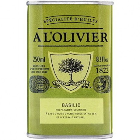 Оливковое масло с ароматом базилика A L'Olivier - Olivenol Basilic, 250 мл
