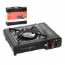 EVOCAMP EVOCAMP Gaskocher 1-flammig Piezozundung mit 4x 227g Gaskartuschen mit Tragekoffer 1-flammiger Gaskocher Газовая плита EVOCAMP, 1 пламя, пьезоподжиг, 4 газовых баллончика по 227 г, с футляром для переноски.