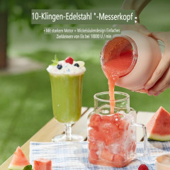 KOMIRO KOMIRO Smoothie-Maker Smoothie Maker 500 ml, tragbarer Mixer, USB, Weiss  KOMIRO Smoothie Maker Smoothie Maker 500 мл, портативный блендер, USB, белый