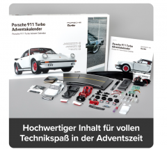 Porsche 911 Turbo Grand Prix white, Адвент-календарь 2025, металлическая модель в масштабе 1:24