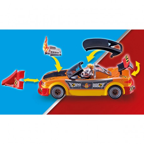 PLAYMOBIL PLAYMOBIL 70551 Stuntshow Crashcar PLAYMOBIL 70551 Автомобиль для трюков