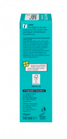 Balea  Niacinamide Tagescreme LSF30, Балеа Дневной крем для лица с 10% ниацинамида и SPF30 для сужения пор, 50 мл