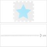 relaxdays 27 x Puzzlematte Sterne weiss-blau 27 x коврик-пазл звезды бело-голубой