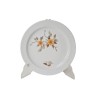 COLDITZ Набор тарелок с оранжево-коричневым цветочным декором, 5 штук, 19см, Германия, 1950-60гг.