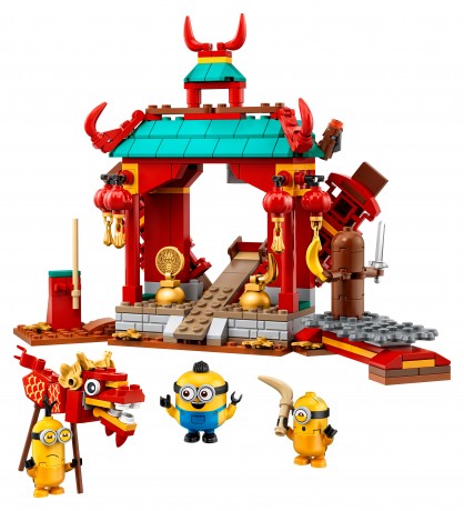 Lego Minions Kung Fu Tempel Храм миньонов кунг-фу