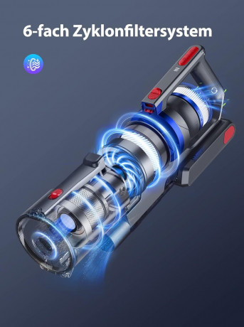 Buture Buture Akku-Hand-und Stielstaubsauger, beutellos, Staubsauger 33000 Pa Starke Saugleistung, Staubsauger kabellos Langere Беспроводной ручной и стержневой пылесос Buture, без мешка, пылесос 33000 Па, высокая мощность всасывания, беспроводной пылесо