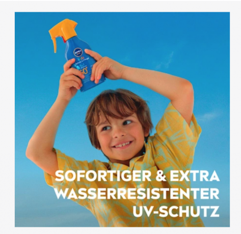NIVEA SUN Sonnenspray Kids Schutz & Pflege, LSF 50+, Солнцезащитный спрей для детей, защита и уход, SPF 50+, 250 мл
