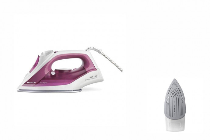 Taurus Dampfbugeleisen Dampfbugeleisen Taurus Jade 2200W 270 ml Weiss Rosa Паровой утюг Taurus паровой утюг Taurus Jade 2200W 270 мл белый розовый