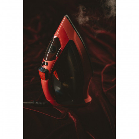 Mesko Mesko Dampfbugeleisen MS 5031, Bugeleisen, Keramiksohle, 1,5m Kabel, grosser Wassertank, rot schwarz Паровой утюг Mesko MS 5031, утюг, керамическая подошва, кабель 1,5 м, большой резервуар для воды, красный черный