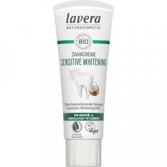LAVERA Zahncreme Sensitive Whitening, 75 ml, Лавера Зубная паста для бережного осветления эмали, био-кокосовое масло, 75 мл