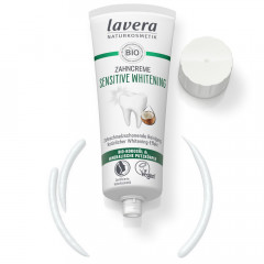 LAVERA Zahncreme Sensitive Whitening, 75 ml, Лавера Зубная паста для бережного осветления эмали, био-кокосовое масло, 75 мл