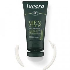 LAVERA Men sensitiv Feuchtigkeitscreme, 50 ml, Лавера Увлажняющий крем для чувствительной мужской кожи, био-алоэ вера и гиалуроновая кислота, 50 мл
