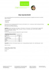 Krauterhaus Sanct Bernhardt Clear Gourmet Broth, 340 г
