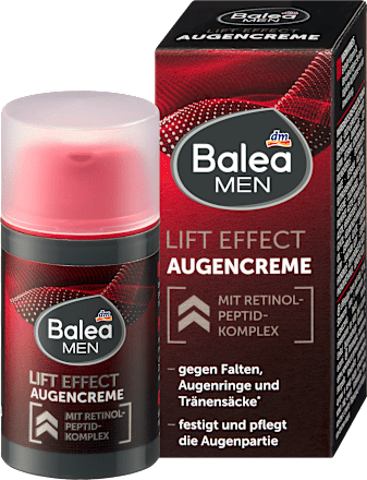 Balea MEN Augencreme Lift Effect, 15 ml, Крем для области вокруг глаз Lift Effect против видимых признаков усталости, 15 мл