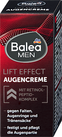 Balea MEN Augencreme Lift Effect, 15 ml, Крем для области вокруг глаз Lift Effect против видимых признаков усталости, 15 мл
