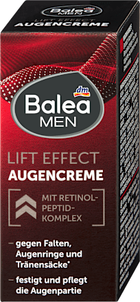 Balea MEN Augencreme Lift Effect, 15 ml, Крем для области вокруг глаз Lift Effect против видимых признаков усталости, 15 мл