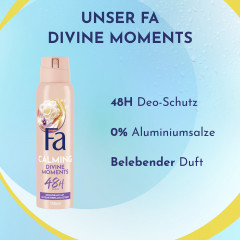 Fa Calming Divine Moments Deospray 150 ml, Дезодорант-спрей FA Divine Moments с ароматом дикой камелии, 150 мл