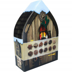 Peters Augmented Reality Adventskalender 2026 'Das Haus des Weihnachtswichtels' alkoholfrei, Безалкогольный шоколадный адвент-календарь 2026 Peters Das Haus des Weihnachtswichtels с AR-заданиями, 300 г