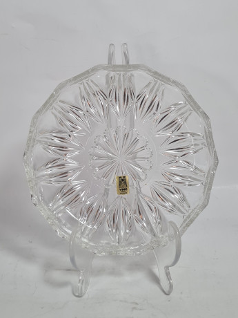 Набор тарелок винтажных VMC Reims, заводская упаковка, стекло, 3 шт., 14,5 см, Франция, 1960-70гг.