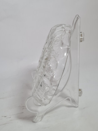 Набор тарелок винтажных VMC Reims, заводская упаковка, стекло, 3 шт., 14,5 см, Франция, 1960-70гг.